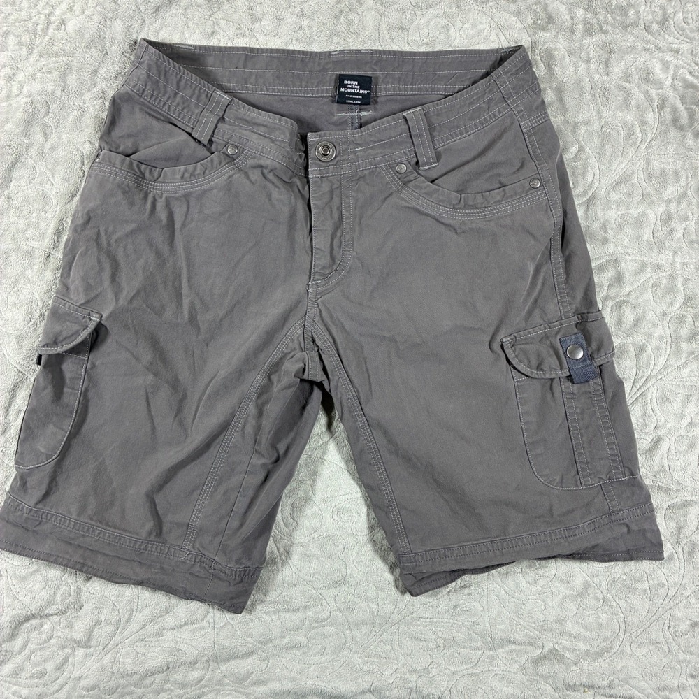 Kuhl Womens Hiking Shorts Size 6 Splash Long Cargo Outdoors Sun Protection